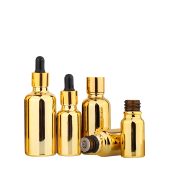 Flacon compte-gouttes d&#39;huile essentielle d&#39;or électrolytique 30 ml